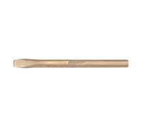 KS Tools 963.2453 - Burin de maçon - 400mm x 19mm - Gamme BRONZEplus - Tranchant libre d'arête - 6 pans - Antidéflagrant - Alliage Aluminium-Bronze