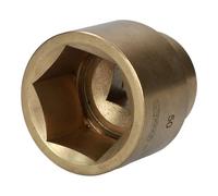 KS Tools 963.3428 - Douille 6 pans - 3/4'' - 60mm - Gamme BRONZEplus - Antidéflagrant - En Aluminium bronze