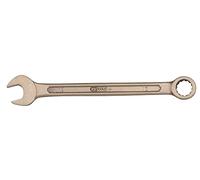 KS Tools 963.7285 - Clé mixte - 26 mm, 270mm - Gamme BRONZEplus - Fourche inclinée à 15° - Antidéflagrant - Alliage Aluminium-Bronze