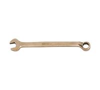 KS Tools 963.7359 - Clé mixte coudée - 10 mm, 148mm - Gamme BRONZEplus - Fourche inclinée à 15° - Antidéflagrant - Alliage Aluminium-Bronze