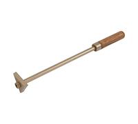 KS Tools 963.9533 - Grattoir tirangulaire - 420mm - Gamme BRONZEplus - Antidéflagrant - Alliage Aluminium-Bronze