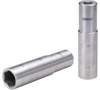 KS Tools 965.3857 - Douille 6 pans 3/8" - 17mm - Gamme TITANplus - En Titanium - Amagnétique - Inoxydable