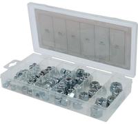 KS Tools 970.0480 Assortiment D'écrous Autoblocants UNC, 100 Pcs | Assortiment d'écrous autoblocants UNC x100