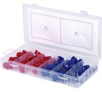 KS Tools 970.0570 Raccord de dérivation rouge, bleu 50 parties