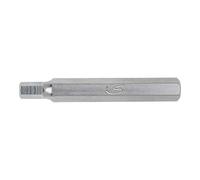 KS Tools Embout de vissage 975.1004 6 pans H4 4 mm entraînement 10 mm 75 mm acier nickelé