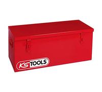 KS Tools 999.0150 - Coffre de chantier sans plateau - 550 x 300 x 300 mmFermeture métallique - Cadenassable - Poignées renforcées - Plateau amovible inclus