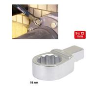 KS Tools 9x12mm Clés 12 pans emmanchement, 19mm Quantité:1