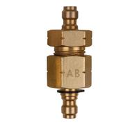 KS Tools Adaptateur double KS Tools M16x1,5 femelle et mâle et raccord de tuyau 3/8"' et filetage femelle et mâle M16x1,5 Quantité:1