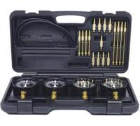 KS TOOLS Appareil de test de carburateur synchrone avec 4 horloges synchrones 28 pièces - 150.3600