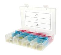 KS-Tools Assortiment de raccords thermorétractables 970.0790, raccords thermorétractables dans un coffret plastique - 200 pièces