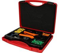 KS TOOLS Assortiment d'embouts de fils avec pince à sertir, 0,25mm²-6,0mm², 1001 pcs 970.0840
