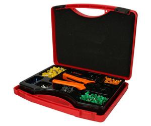 KS TOOLS Assortment Drahtendhülse mit Crimpzange 0,25 mm ² - 6,0 mm ², 1001tlg. - 970.0840