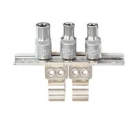 KS Tools Barrette à clips 1/4" avec support pour 3 douilles KS Tools Quantité:1