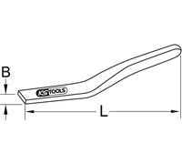 KS Tools BERYLLIUMplus fer à tricoter/outil de tricotage 4 mm