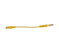 KS Tools Borne d’entrée 4,0 mm sur fiche d’adaptateur d’essai 5,0 mm plat (jaune) Quantité:1