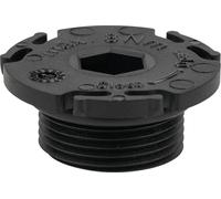 KS TOOLS Bouchon de vidange d'huile hexagonal 10 mm M24x1,5x12 mm Lot de 10 - 430.1231