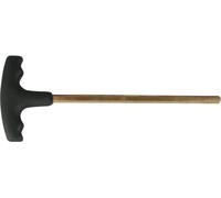 KS TOOLS BRONZEplus Clé mâle coudée pour vis à six pans creux avec poignée en T, 14 mm de long - 963.1587