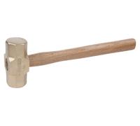 KS TOOLS BRONZEplus Marteau en plomb 2500 g avec manche en hickory - 963.2082