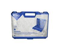 BRILLIANT TOOLS - Jeu de douilles 1/2" BT022030 - 30 pièces Acier Chrome-Vanadium 5-19 mm