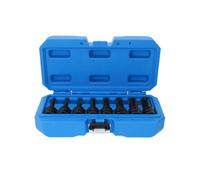 Brilliant Tools Jeu de douilles à embout 1/2" Kraft, Torx, 8 pces, T30 - T80
