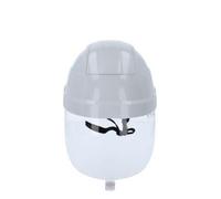 KS TOOLS Casque de travail avec protection du visage, blanc ( 117.0118 )