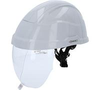 KS TOOLS Casque de travail avec protection du visage, blanc ( 117.0118 )