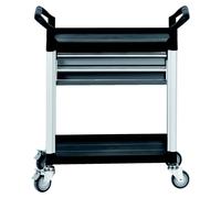 KS TOOLS Chariot de service d'atelier avec 2 tiroirs - 800.0030