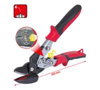 KS Tools Ciseaux pour figurines 118.0046, coupe à gauche 260 mm
