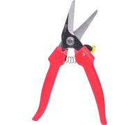 KS TOOLS Ciseau Droit Modèle Court - L.185 mm
