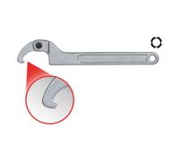 KS Tools rochet articulée avec ergot, 80-120 mm