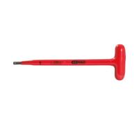 KS Tools Clé mâle à six pans creux poignée en T avec revêtement isolant, 5x160 mm Quantité:1