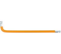 KS TOOLS Clé mâle coudée hexagonale à double tête sphérique XL 8,0mm Orange