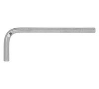 KS TOOLS Clé mâle coudée hexagonale en acierinoxydable, courte, 2,5mm