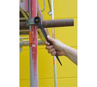 KS Tools 522.3236 Clé à cliquet à douille réversible spéciale montage échafaudage 32-36 mm