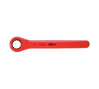 KS Tools Clé polygonale à cliquet avec revêtement isolant, 27 mm Quantité:1