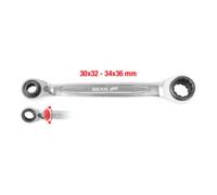 KS Tools Clé polygonale à cliquet réversible KS Tools 4 en 1 GEARplus, 30x32x34x36mm Quantité:1