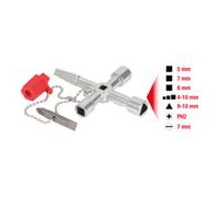 KS Tools Clé universelle pour armoire électrique chaîne courte, 61mm Quantité:1