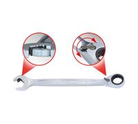 KS Tools Clés mixtes à cliquet avec système de cliquet dans la fourche réversible DUO GEARplus 11mm Quantité:1