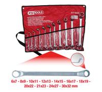 KS Tools Clés polygonales contre-coudées, 11 pcs. 6-32mm Quantité:1