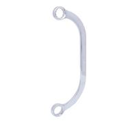 Ks Tools 518.0857 - Clé polygonale demi-lune - Gamme Chrome plus - 16x18mm - En Chrome Vanadium - Finition chromée
