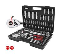 KS Tools Coffret de douilles KS Tools 1/4" + 1/2" CHROMEplus (96 pièces) Quantité:1