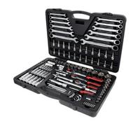 KS Tools Coffret de douilles 918.0724 – 1/4" + 3/8" + 1/2" 8–19 mm CHROMEplus 124 pièces
