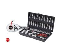 KS Tools Coffret de douilles KS Tools 1/4" CHROME+ 48 pièces Quantité:1