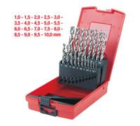 KS Tools Coffret de forets étagés HSS TiN, en box PVC, 19 pcs. 1-10mm Quantité:1