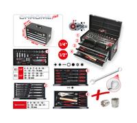 KS Tools Coffret d'outils universels KS Tools 1/4"+1/2" CHROMEplus, 99 pcs. Quantité:1