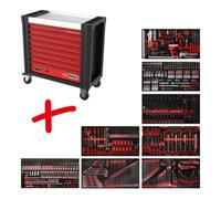 KS Tools Composition pour servante d’atelier Performanceplus P25 avec 660 outils pour 8 tiroirs KS Tools Quantité:1