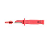 KS Tools Couteau à dénuder avec revêtement isolant, 200 mm Quantité:1