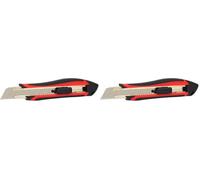 KS TOOLS Cutter Universel à Lame Sécable - Magasin de 6 Lames - 25 mm (Lot de 2)