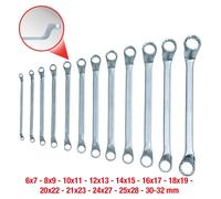 KS TOOLS® Doppelringschlüssel-Satz 12-teilig