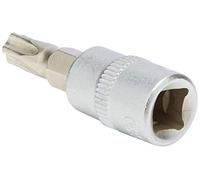 KS TOOLS douille à embout 1/4", cinq étoiles avec trou frontal, TS30 911.1706